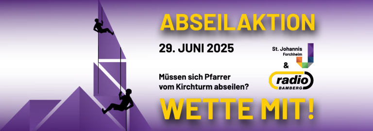 Müssen sich Pfarrer vom Kirchturm abseilen?